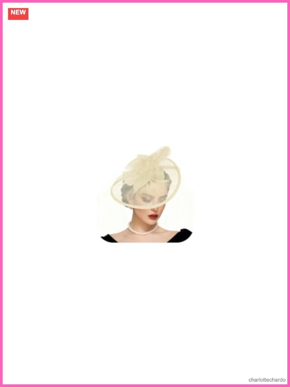 Women's Fascinator Hat Tea Party Feather Mesh Headband Clip